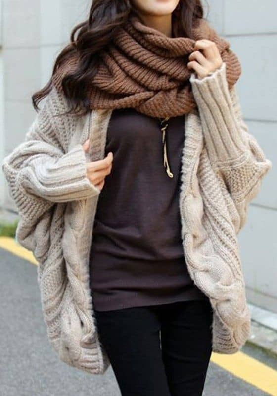 Chunky knit sweaters