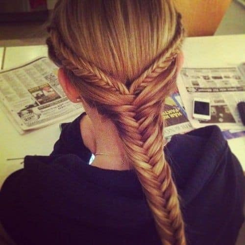 Beautiful Fishtail Hairstyle