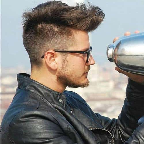 Cool Curled Quiff Look – cool hairstyle for men