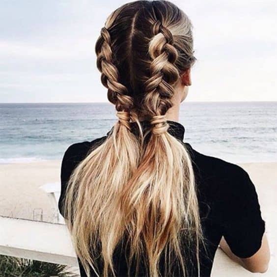 Halo Braid with Flowers