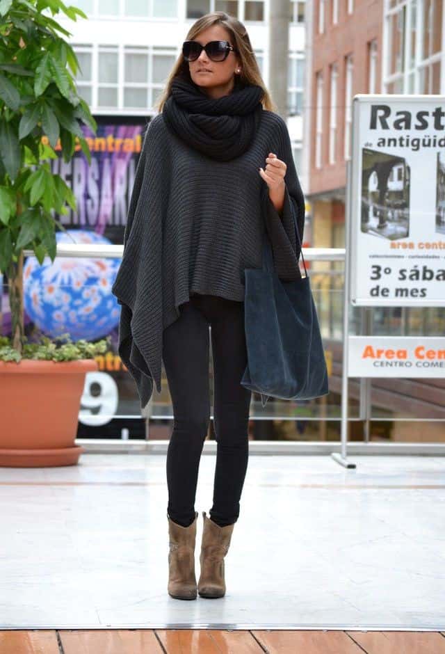 Black poncho