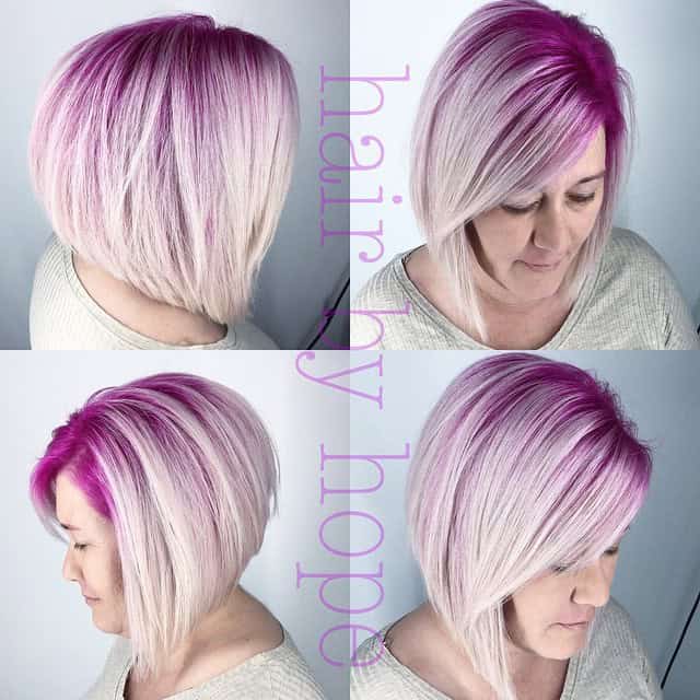 Radically-colored inverted bob