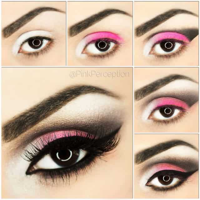 NO4. Adorable Pink Eye Makeup