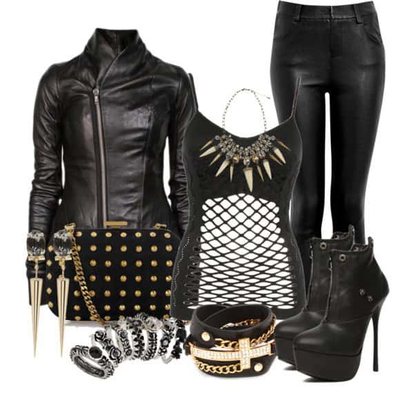 ALL. BLACK. LEATHER.