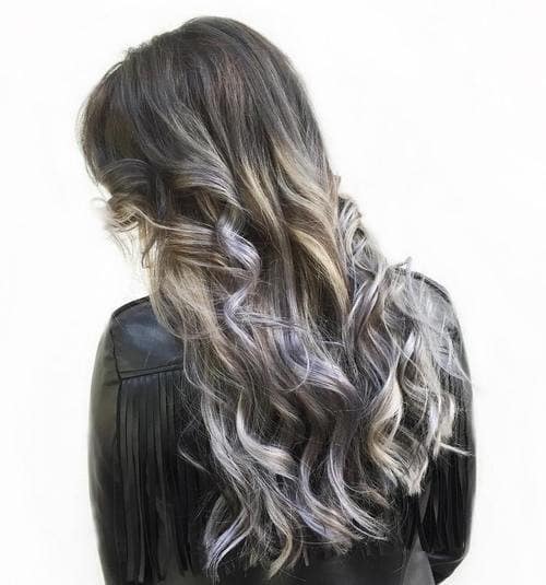 Black, Blonde and Silver Ringlets