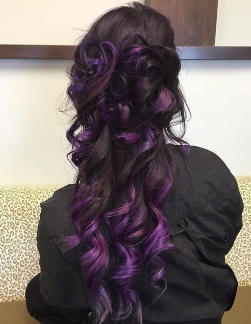 Amazing Lavender Up Do