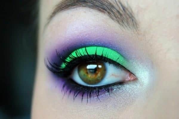 Neon eyeshadow