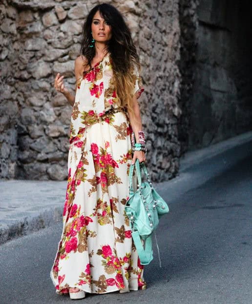 Effortless Floral Printed Dress