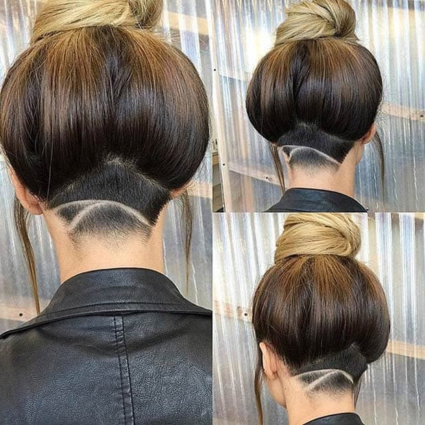 Stunning Undercut Hairstyle for Long Hair