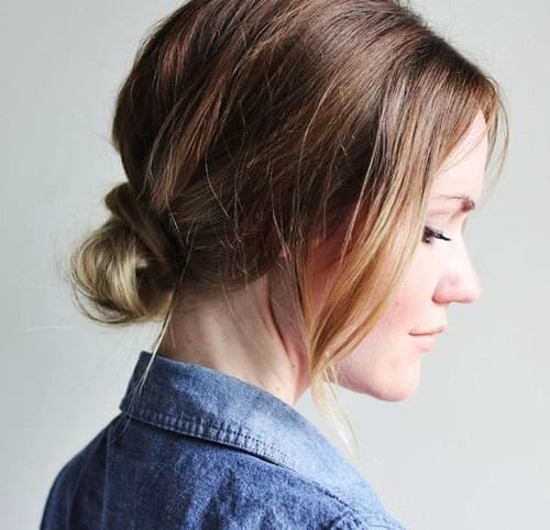 Low Balayage Bun