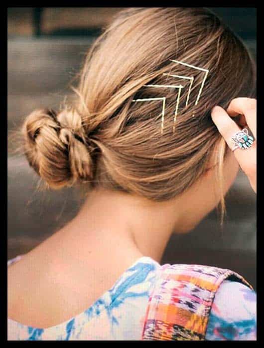 Plain bobby pins