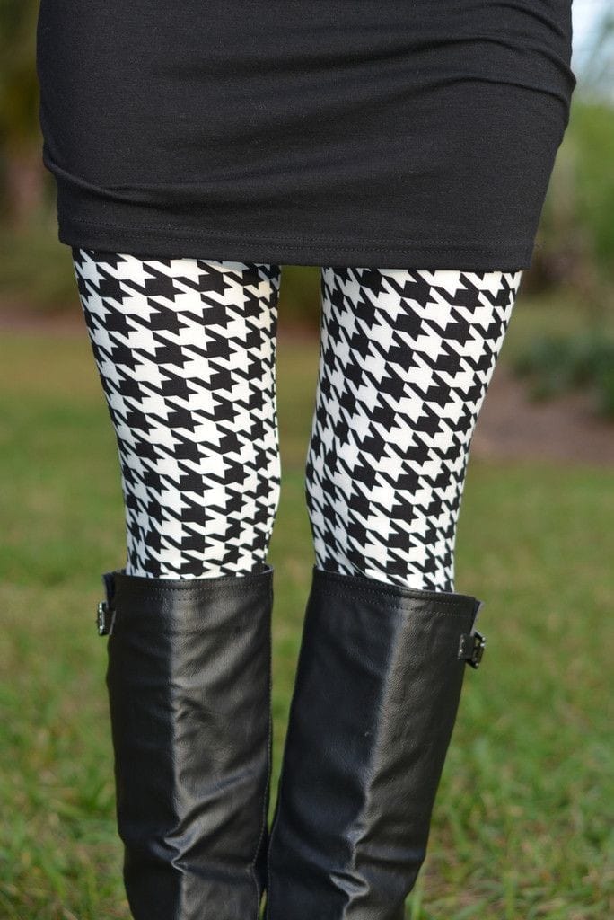 Houndstooth leggings