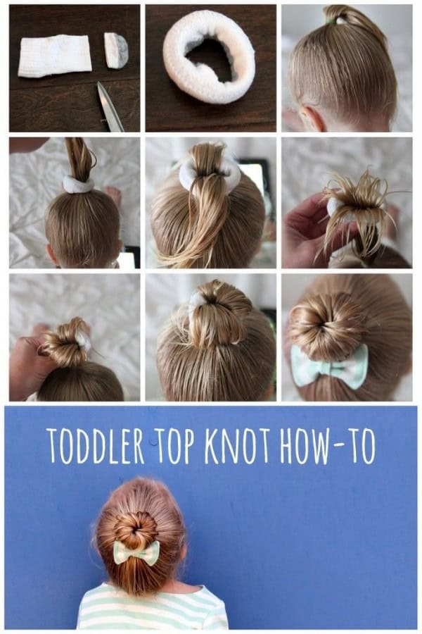 Toddler Top Knot Tutorial