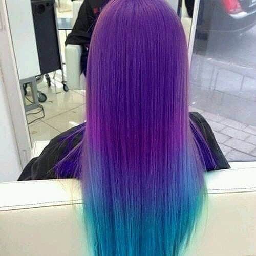 Purple to Blue Ombre