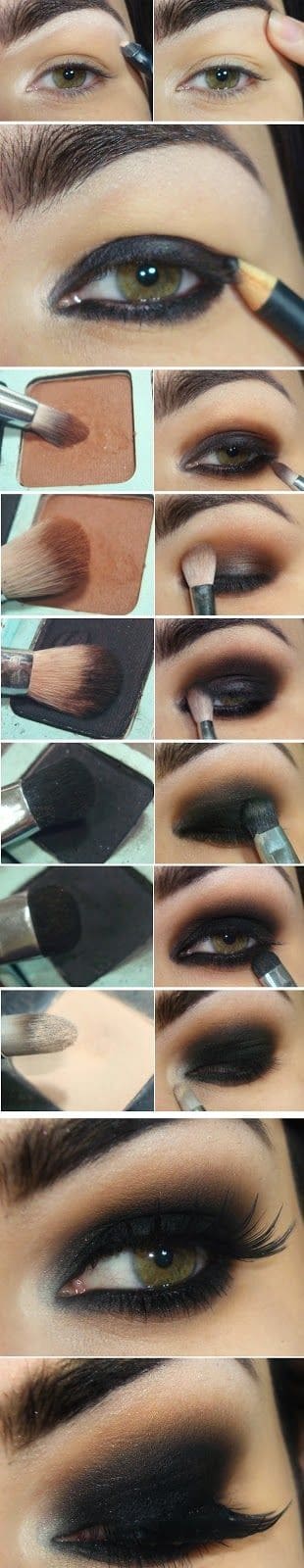 Easy Smokey Eye Makeup Tutorial: Soft Neutral Smokey Eye with Thick Eyeliner