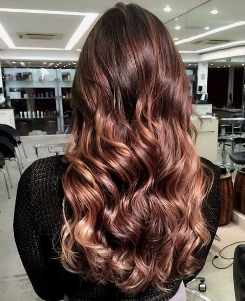 Luscious Ombre Chocolate Curly Hair