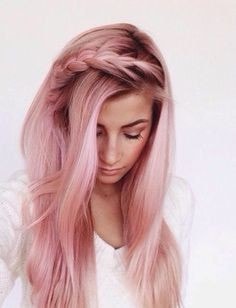 Candyfloss Pink with Plait Braid