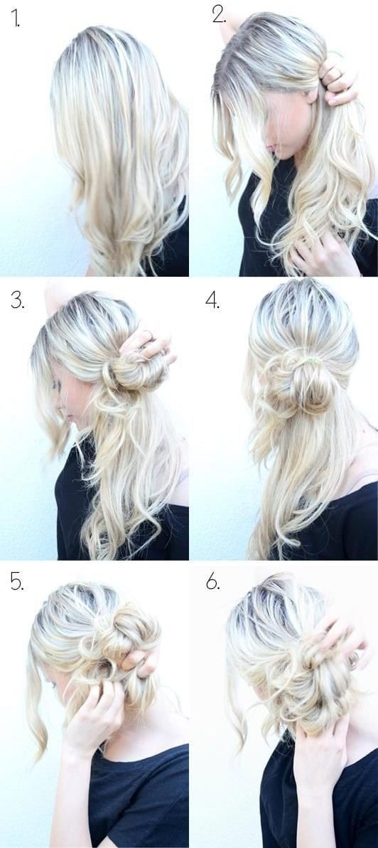 Romantic Side Bun Tutorial