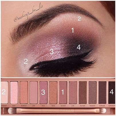 Pink Shimmery Smokey Eye