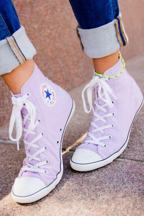 Lilac Chucks