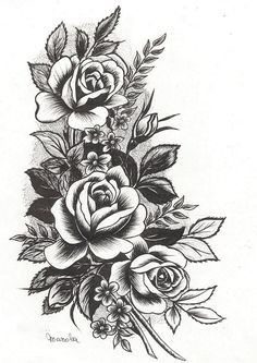 Flowers With Quotes Design on the Arm