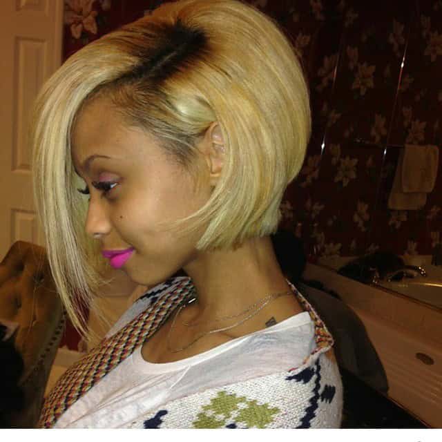 Platinum inverted bob