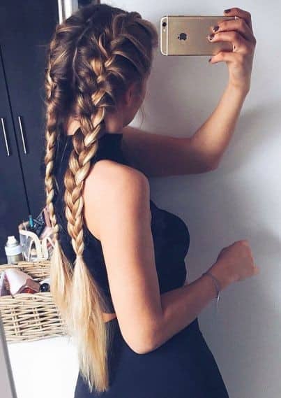 Halo Braid with Flowers