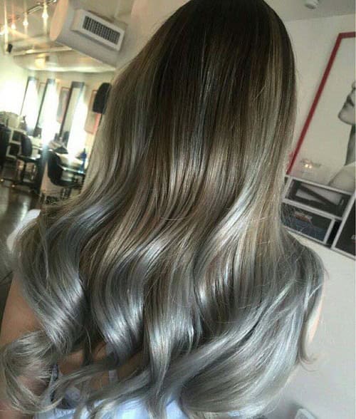 Brown and Silver Waves