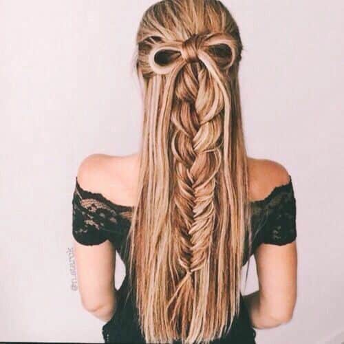 Halo Braid with Flowers