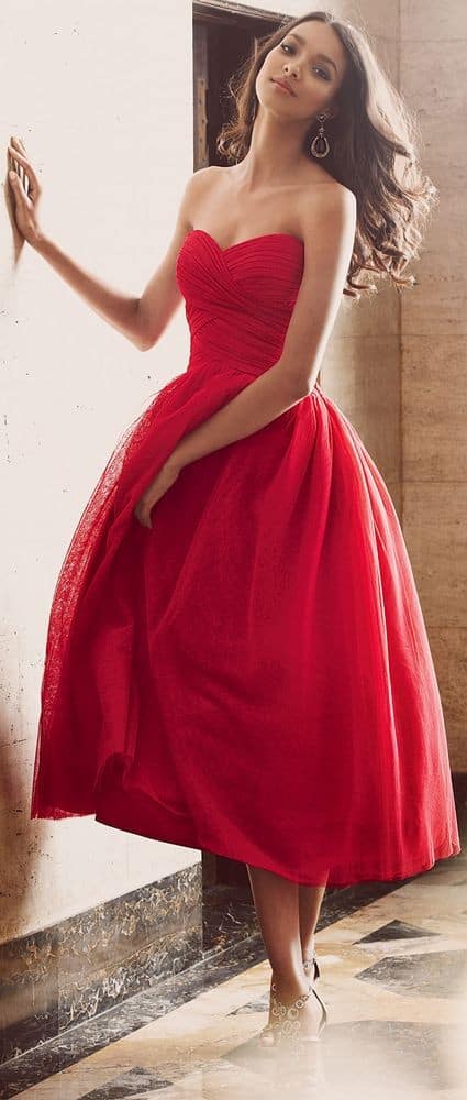 Pretty Red Dresses for New Year’s Eve