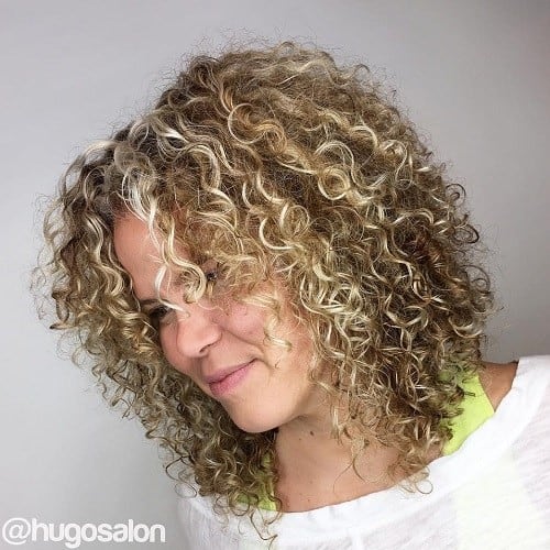 Tight Highlighted Curls