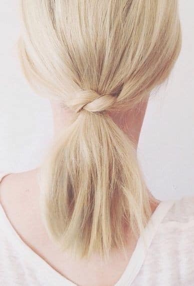 Lob ponytail