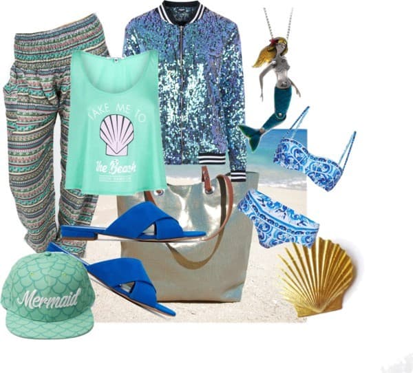 Casual and Flirty Mermaid Outfit With Bikini