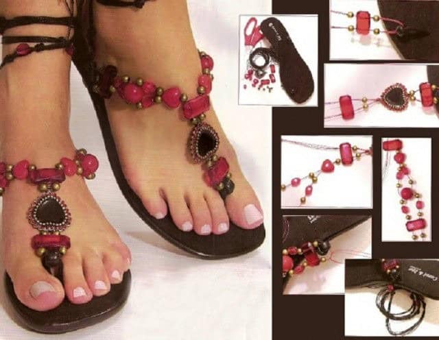 DIY Boho Chic Sandals