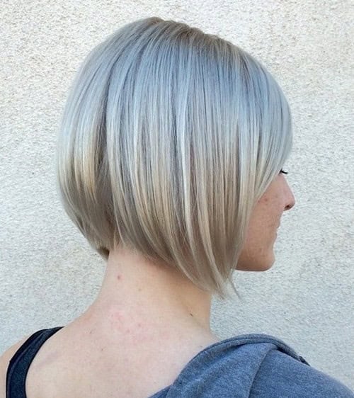 Baby Blue Stacked Bob