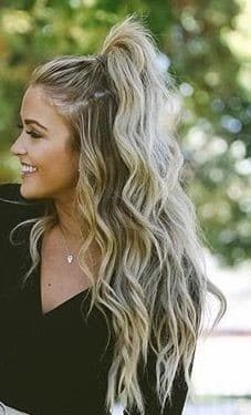 Cute Long Wavy Hairstyle