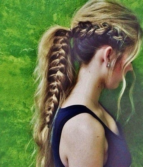 Braids On the Ponytail