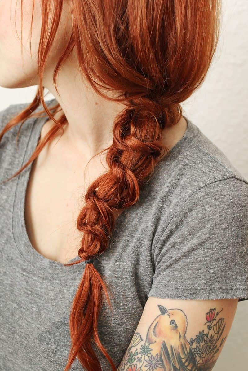 Simple knot braid