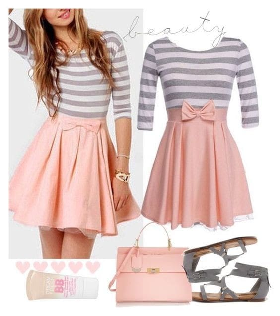 Pastel Mini Dress