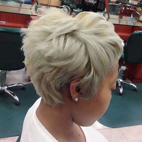 Choppy pixie short cut for thick hair