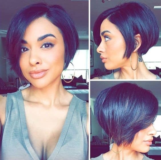 Loosely Curled Brown Bob with Highlights for Women with Thick Hair