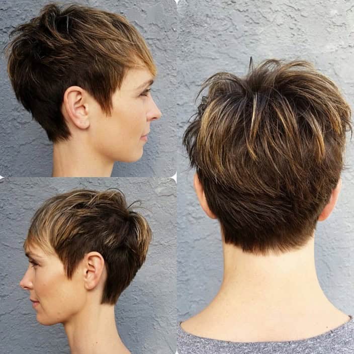 Pixie cut for thin straight hair