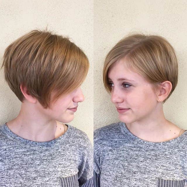 A-line pixie (for thin hair)