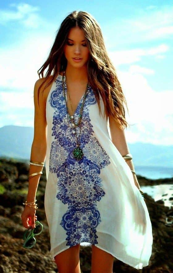 Printed sundress