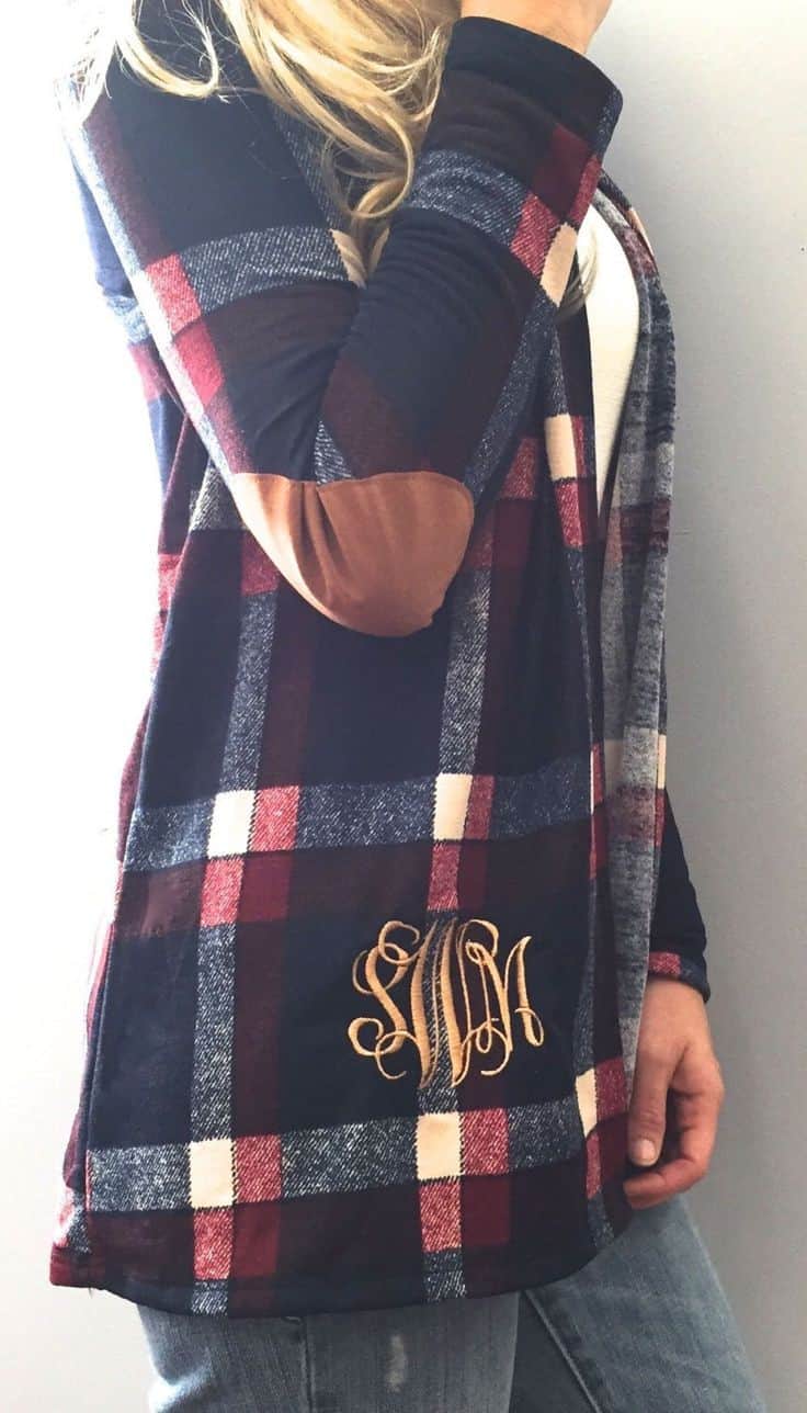 Monogram flannel shirt