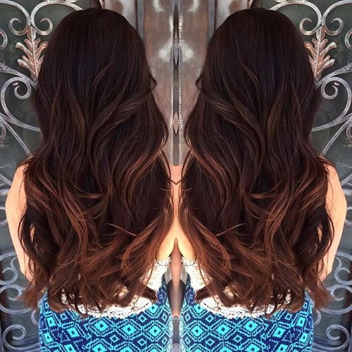 Fashionable Sublte Wavy Hair for Chocolate Hair