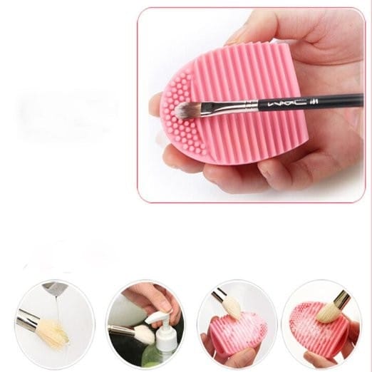 Cleaning MakeUp Washing Brush Silica Glove Scrubber Board Cosmetic Clean Tools