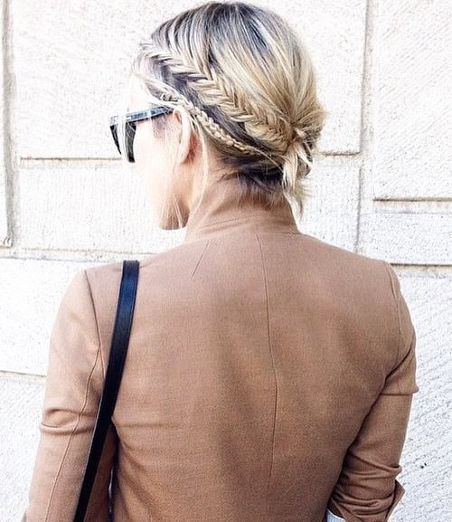 Double Fishtail Braided Bun