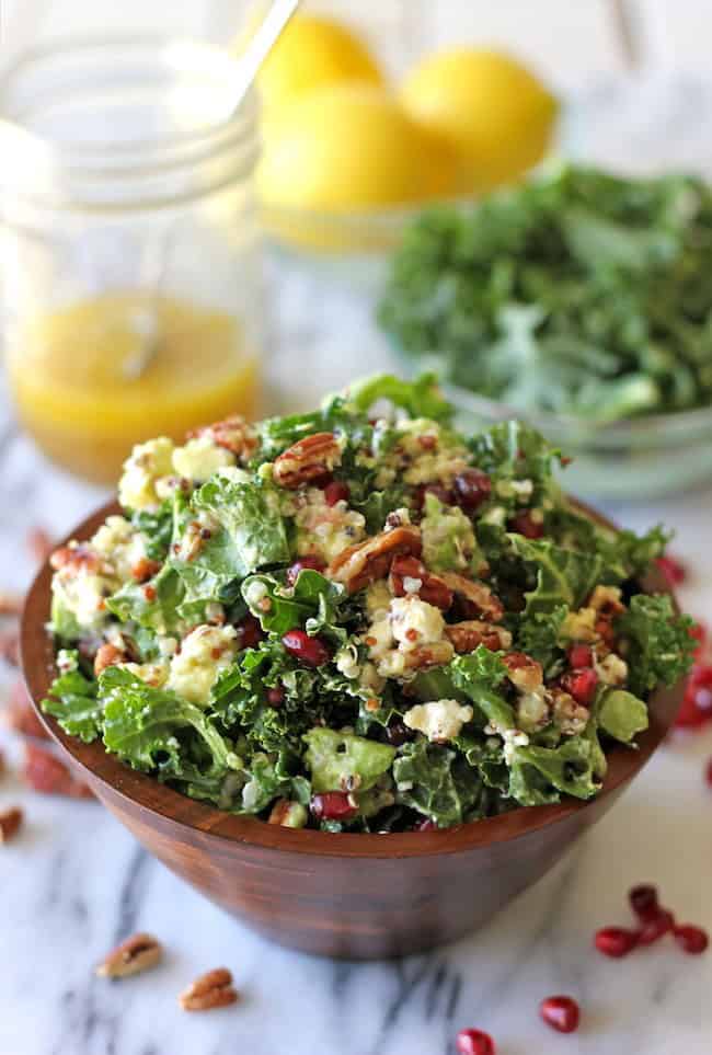 Kale Salad with Lemon Dressing