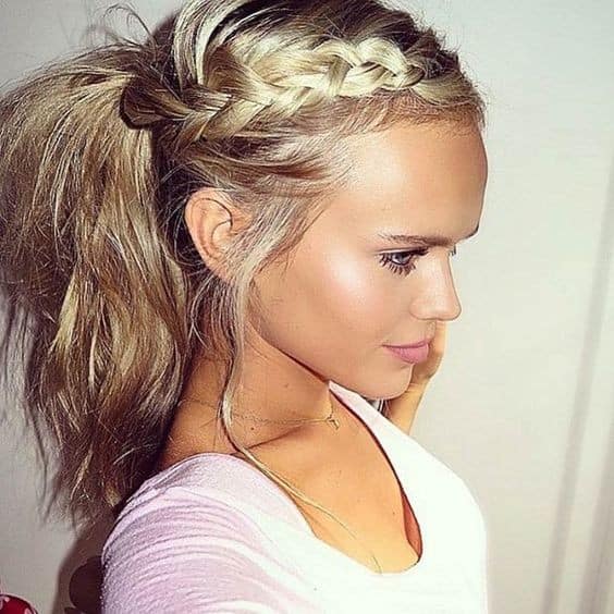 Braided Ponytail for Thin Hair